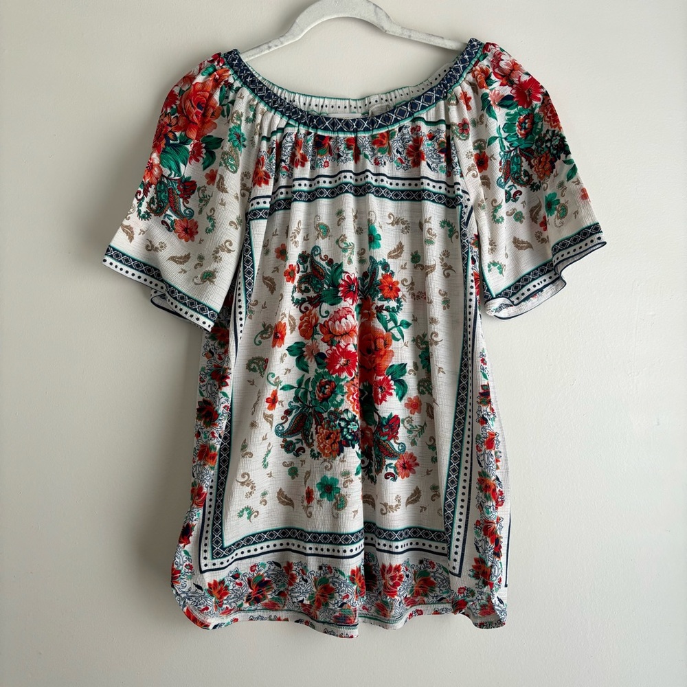 Westport 1962 DressBarn Floral Blouse